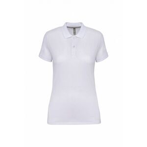 WK. Designed To Work Womens/Ladies Pique Anti-Bacterial Polo Shirt / White